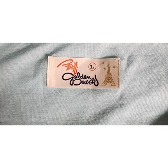 Golden Tower Vintage Night Gown Milk Maid Maxi Slip Dress Large Light Blue Lace - Picture 7 of 7